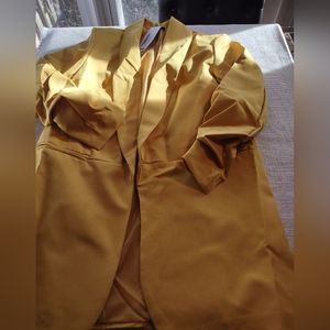 New Mustard Colored Blazer